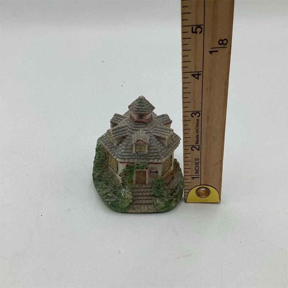 Vintage Cornwall‎ Cottage Collection Silver Spoon Tea Room Figurine